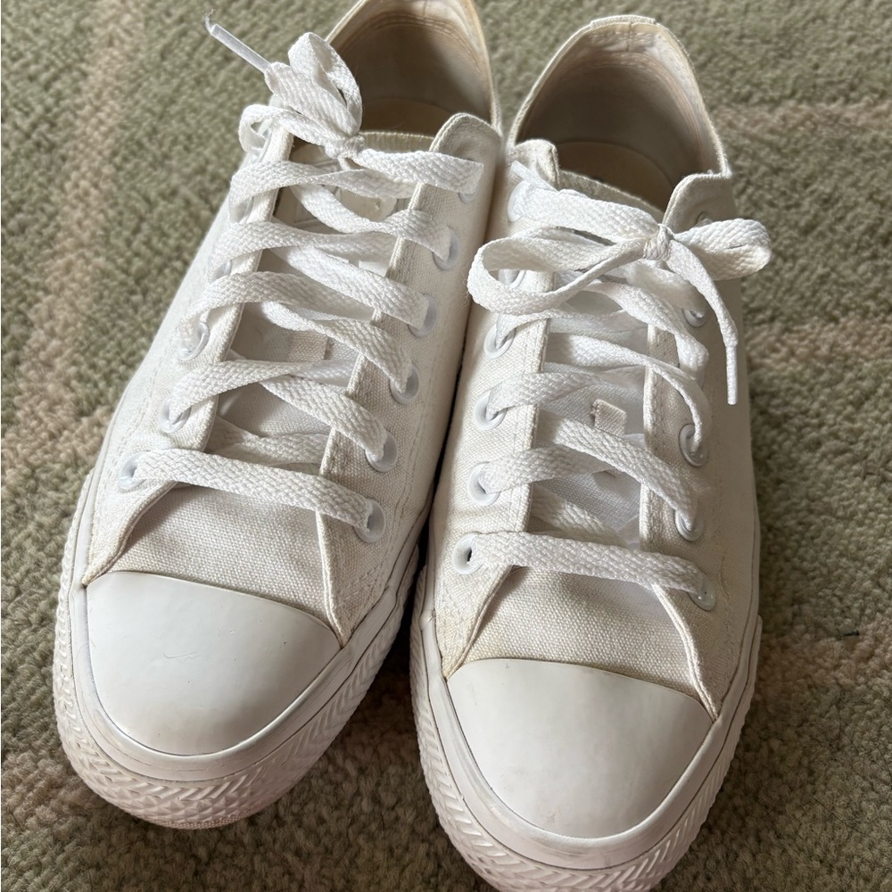 Converse Classic White Canvas Shoes